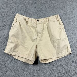 BearBottom Chino Shorts Mens 2XL XXL 5.5" Inseam Beige